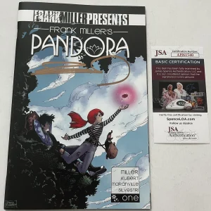 FRANK MILLER SIGNED PANDORA #1 COMIC BOOK FRANK MILLER'S JSA COA