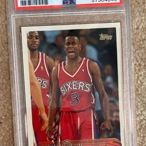 1996 Topps Allen Iverson #171 HOF Rookie RC PSA 9