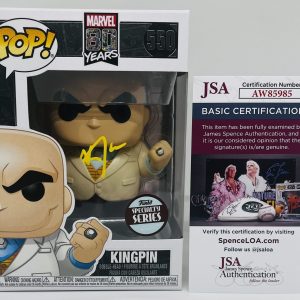 VINCENT D'ONOFRIO SIGNED KINGPIN POP FUNKO FIGURE DAREDEVIL WILSON FISK JSA COA