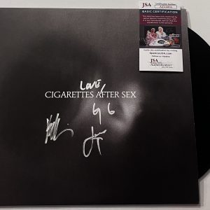 CIGARETTES AFTER SEX BAND SIGNED X'S LP VINYL RECORD GREG GONZALEZ +2 JSA COA