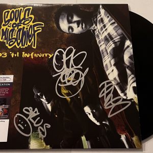 SOULS OF MISCHIEF SIGNED 93 'TIL INFINITY LP VINYL RECORD A-PLUS OPIO TAJAI JSA