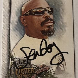 SEN DOG CYPRESS HILL SIGNED 2022 ALLEN & GINTER BASEBALL HIP HOP CARD AUTO
