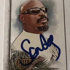 SEN DOG CYPRESS HILL SIGNED 2022 ALLEN & GINTER BASEBALL HIP HOP CARD AUTO