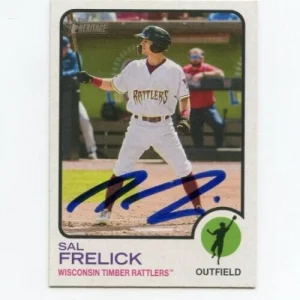 SAL FRELICK SIGNED 2022 TOPPS HERITAGE MINOR LEAGUE BASEBALL CARD AUTO
