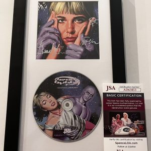 BEACH BUNNY BAND SIGNED FRAMED EMOTIONAL CREATURE CD ALBUM AUTOGRAPH JSA COA