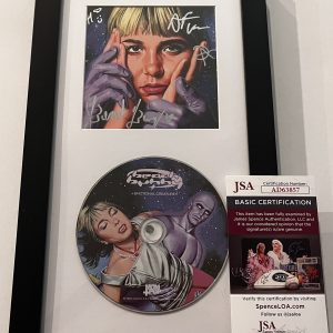 BEACH BUNNY BAND SIGNED FRAMED EMOTIONAL CREATURE CD ALBUM AUTOGRAPH JSA COA