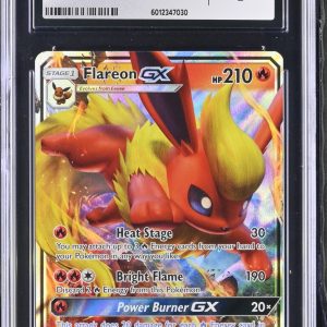 POKEMON 2019 BLACK STAR PROMO FLAREON GX #SM171 HOLO FOIL CARD CGC 9