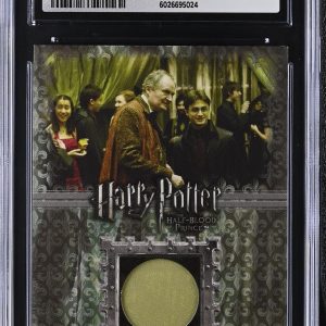 2009 Artbox Harry Potter P6 Used Prop Slughorn's Christmas Party Drapes CGC 8