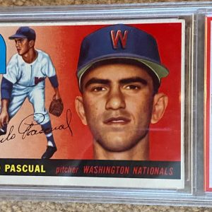 1956 Topps Camilo Pascual 84 PSA 5 MC