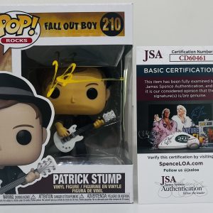 PATRICK STUMP SIGNED POP ROCKS FUNKO FIGURE FALL OUT BOY BAND VOCALIST JSA COA