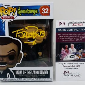 TIM JACOBUS SIGNED NIGHT OF THE LIVING DUMMY POP FUNKO FIGURE GOOSEBUMPS JSA COA