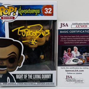 TIM JACOBUS SIGNED NIGHT OF THE LIVING DUMMY POP FUNKO FIGURE GOOSEBUMPS JSA COA