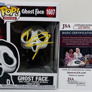TYLER POSEY SIGNED GHOSTFACE POP FUNKO FIGURE SCREAM SHANE JSA COA