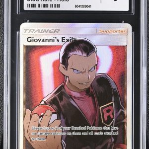 2019 Pokemon Hidden Fates Giovanni's Exile Full Art 67/68 CGC 9