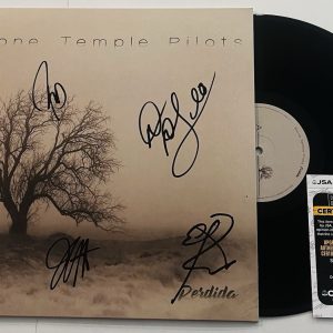 STONE TEMPLE PILOTS SIGNED PERDIDA LP VINYL RECORD ALBUM JEFF GUTT +3 JSA COA