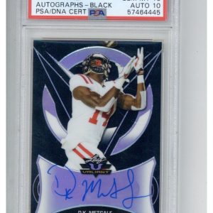 2019 Leaf Valiant DK Metcalf Auto Black /5 PSA 10 10