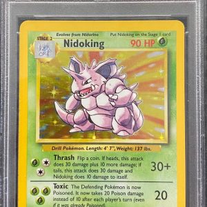 1999 Pokemon Base Set #11 Nidoking Holo PSA 7