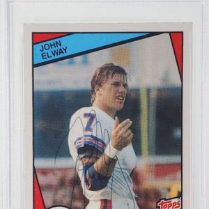 John Elway Vintage Signed 1983 Topps Rookie Card RC Auto PSA PSA/DNA
