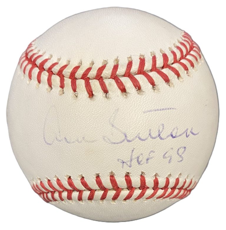 Don Sutton Signed ONL Baseball HOF 98 PSA PSA/DNA MINT 9