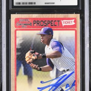 FRANCISCO LINDOR SIGNED 2011 PLAYOFF CONTENDERS ROOKIE CARD RT7 CGC AU JSA  AUTO