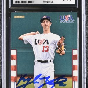 KYLE TUCKER SIGNED 2012 PANINI USA BASEBALL ROOKIE CARD #61 CGC AU JSA 9 AUTO