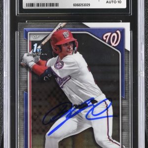 DYLAN CREWS SIGNED 2024 BOWMAN CHROME ROOKIE CARD #BCP-23 CGC AU JSA 10 AUTO