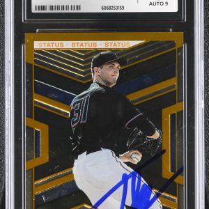 THOMAS WHITE SIGNED 2023 PANINI ELITE EXTRA ORANGE CARD #85 CGC 8 JSA 9 AUTO