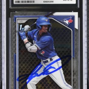 ARJUN NIMMALA SIGNED 2024 BOWMAN CHROME ROOKIE CARD #BCP-142 CGC 8 JSA 10 AUTO