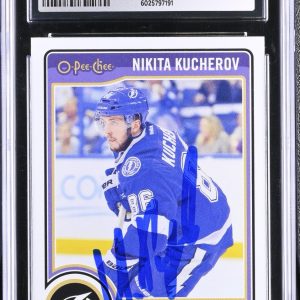 NIKITA KUCHEROV SIGNED 2014-15 UPPER DECK O-PEE-CHEE CARD #421 CGC 9 JSA 10 AUTO