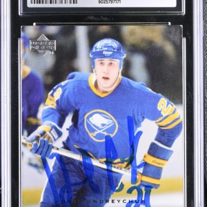 DAVE ANDREYCHUK SIGNED 2004-05 UPPER DECK YOUNG GUNS CARD 190 CGC AU JSA 10 AUTO