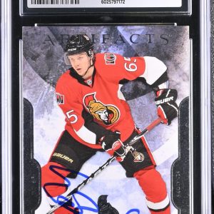 ERIK KARLSSON SIGNED 2011-12 UPPER DECK ARTIFACTS CARD #65 CGC AU JSA 10 AUTO