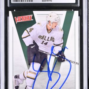 JAMIE BENN SIGNED 2010-11 UPPER DECK VICTORY CARD #58 CGC 8.5 JSA 10 AUTO