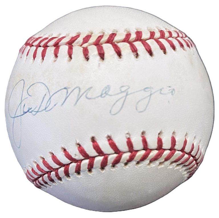 Joe DiMaggio Signed OAL Baseball Yankees HOF JSA Beckett BAS LOA