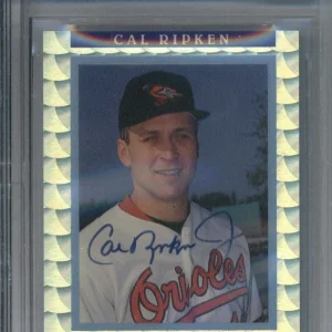 1992 Donruss Elite Signature Series Cal Ripken #S2 Beckett BGS 9 Auto 9