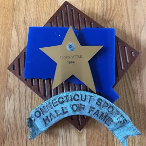 PERSONALLY OWNED FLOYD LITTLE Connecticut Sports HOF Award 1994 Syracuse Broncos