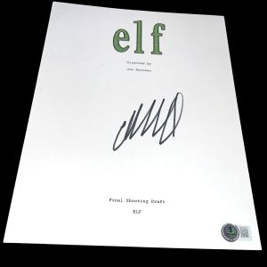 WILL FERRELL SIGNED AUTOGRAPH MOVIE SCRIPT ELF BECKETT BAS COA ALL PAGES