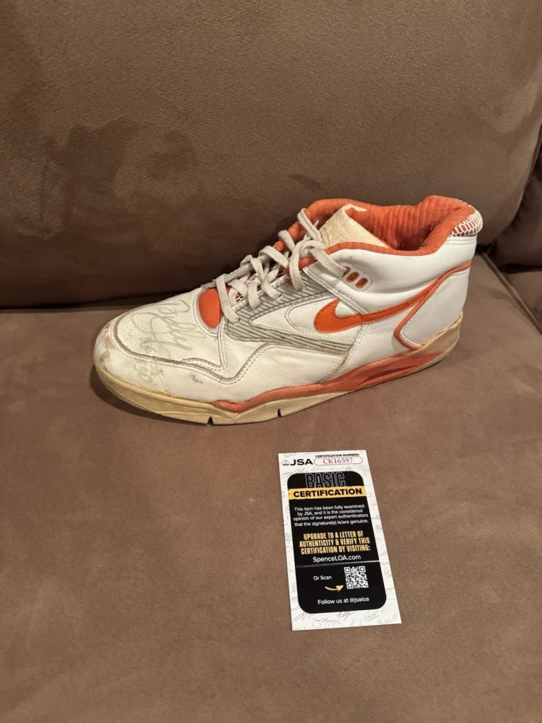 Personally Owned Billy Owens Syracuse University Basketball Signed Shoe G/U JSA