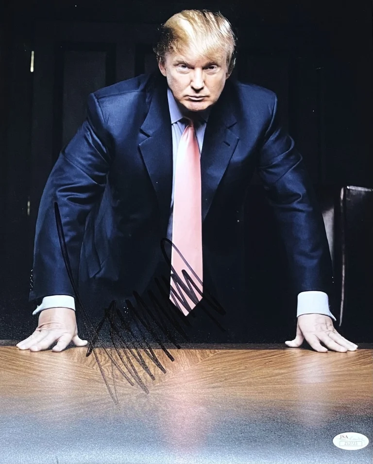 President Donald Trump Signed 11x14 Apprentice Photograph JSA LOA