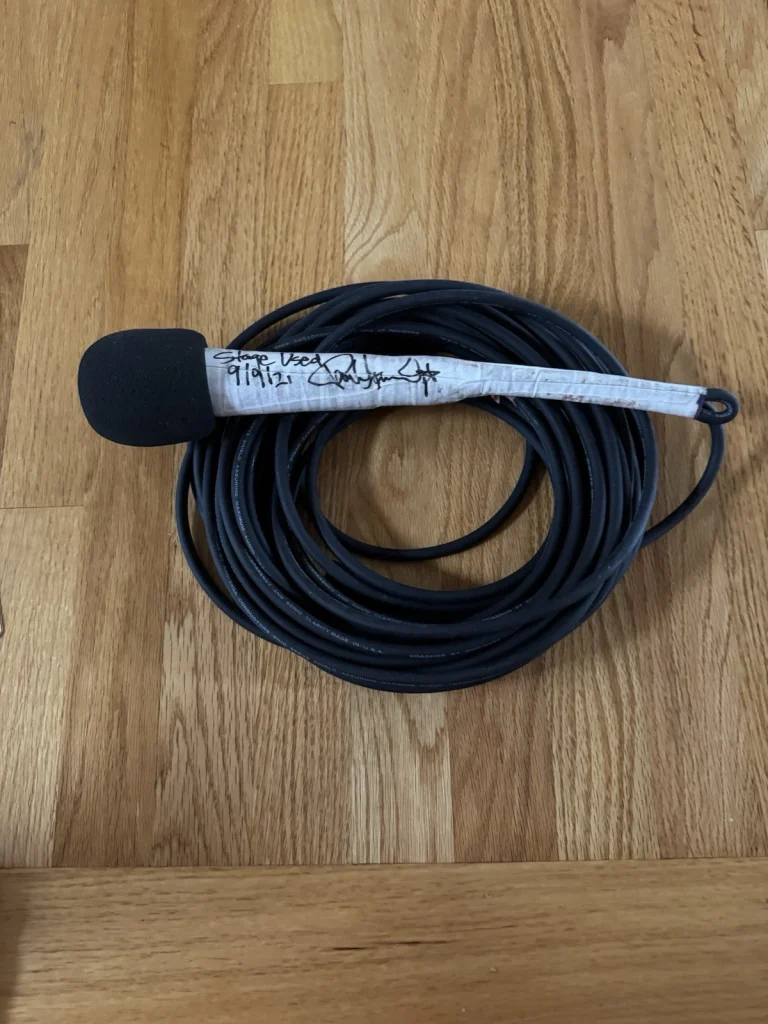 Paul Stanley Stage Used Microphone Kiss 9/9/21 Photo Match Irvine California