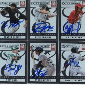 Byron Buxton signed 2013 Donruss Elite Series Rookie card auto