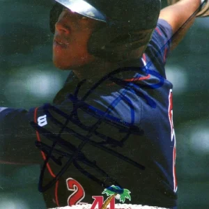 Yangervis Solarte signed 2009 Ft Myers Miracle Rookie card auto