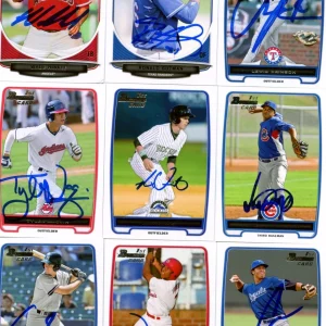 OSCAR TAVERAS SIGNED 2012 BOWMAN PROSPECT ROOKIE CARD AUTO