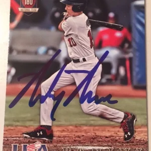 MICKEY MONIAK SIGNED 2015 PANINI USA BASEBALL GAME ACTION ROOKIE CARD RARE AUTO