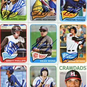 ORLANDO ARCIA SIGNED 2014 TOPPS HERITAGE MINOR LEAGUE ROOKIE CARD AUTO