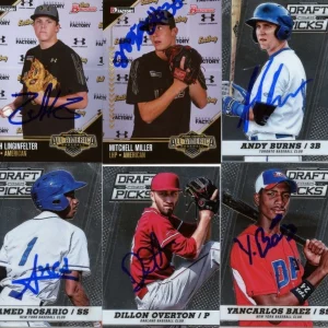 ZACH LINGINFELTER SIGNED 2015 UNDER ARMOUR ALL AMERICA BASEBALL ROOKIE CARD AUTO