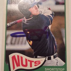 TREVOR STORY SIGNED 2014 TOPPS HERITAGE MINOR LEAGUE ROOKIE CARD AUTO