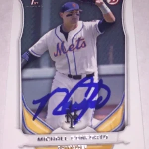 MICHAEL CONFORTO SIGNED 2014 BOWMAN DRAFT BDP PROSPECT ROOKIE CARD METS AUTO