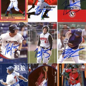 TODD FRAZIER SIGNED 2007 JUST ROOKIES PROSPECT ROOKIE CARD AUTO