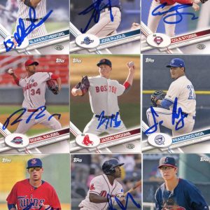 BLAKE RUTHERFORD SIGNED 2017 TOPPS PRO DEBUT ROOKIE CARD AUTO