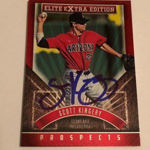 SCOTT KINGERY SIGNED 2015 ELITE EXTRA PROSPECT ROOKIE CARD AUTO